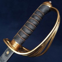 British 1892 Pattern Royal Army Medical Corps Officers Sword of Lt Col Richard George Hanley 15